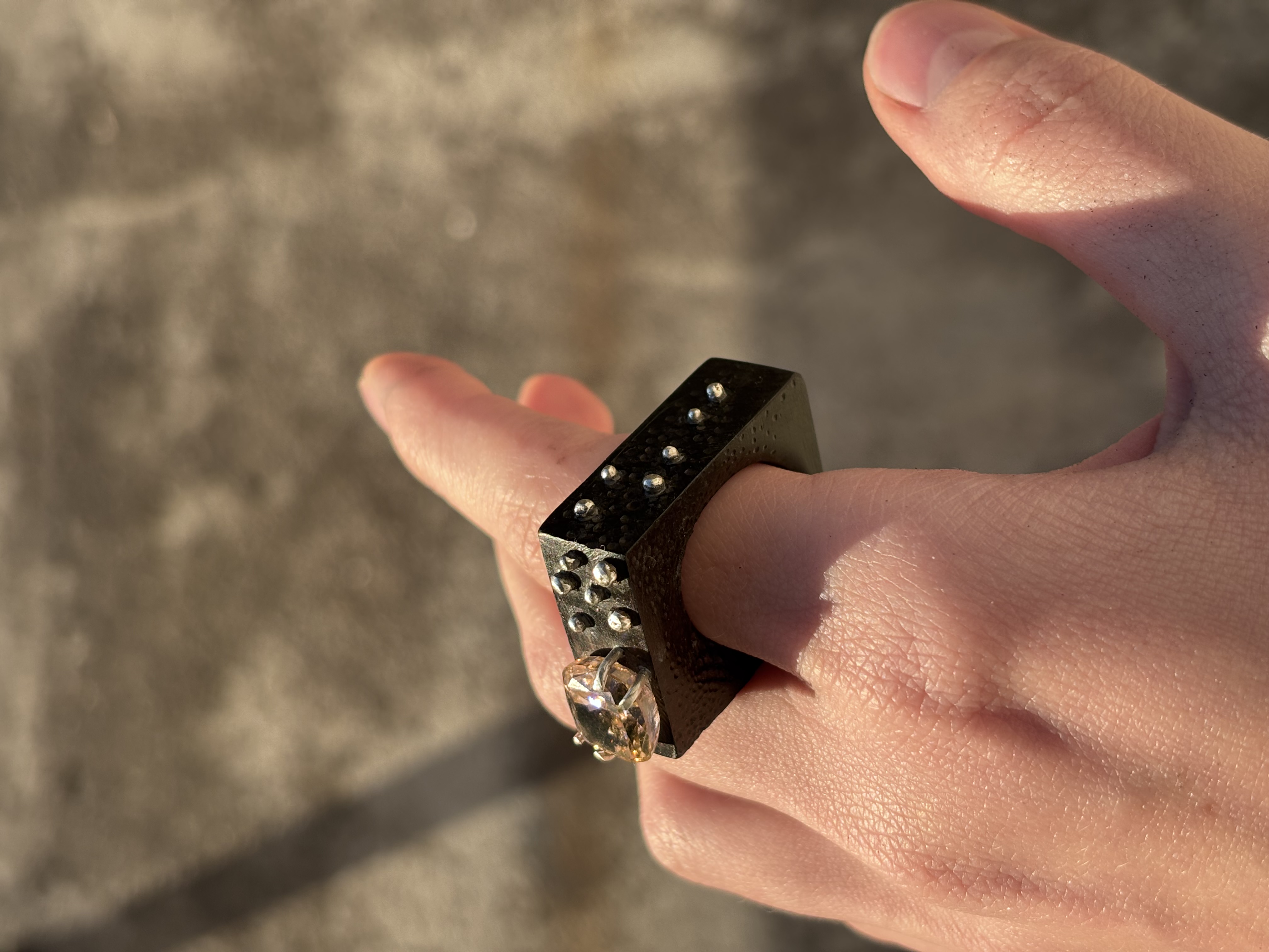 Sculptural ring