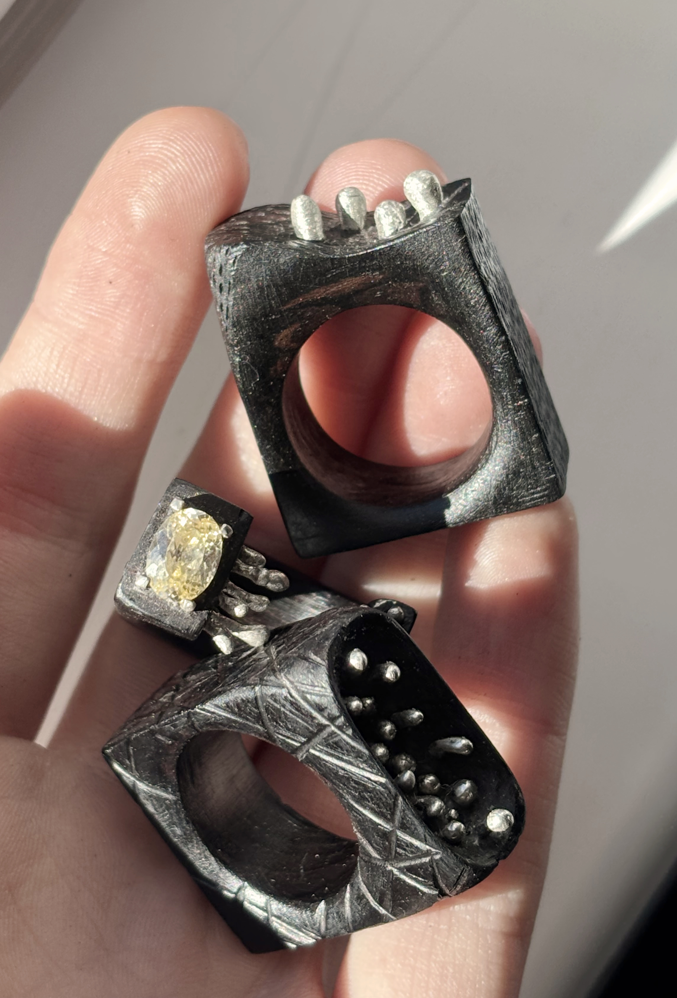 Sculptural ring